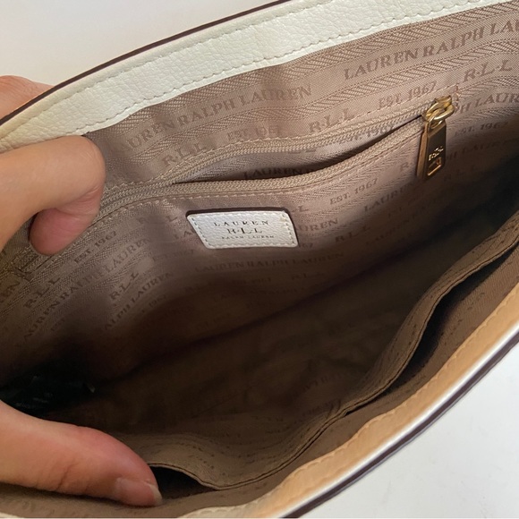 Lauren Ralph Lauren leather color block purse - Picture 3 of 6